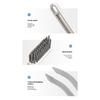 2PCS MultiFunctional Bathroom Floor Brush For Tight Corners Gaps Stubborn Dirt Removal With NonSlip Ergonomic Handle