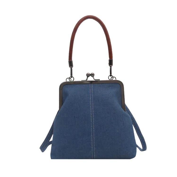 

Women s Fashion Denim Crossbody Bag синій