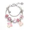 Sanrio Beaded Bracelet, Cartoon Melody Yugui Dog Kulomi Beaded Bracelet, Accessories