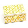 Pack of 1 Jewellery Box Organizer Storage Box Made By Mango Wood, Resin MDF Small 15.24 Cm