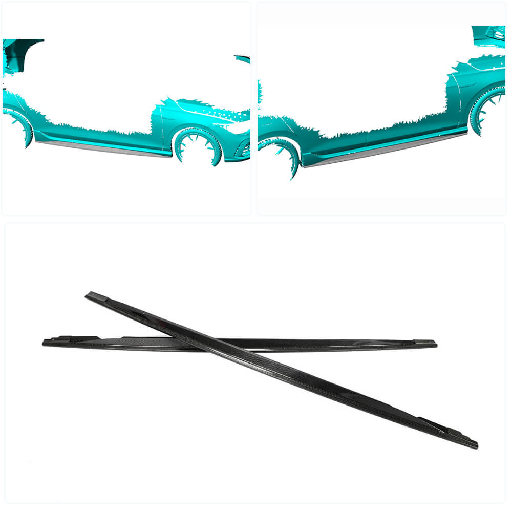 Side Sills (for R HB, Carbon) for Volkswagen Golf 8