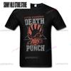 Oboustranné Biker Skully Černé Tričko s Grafickým Potiskem od Five Finger Death Punch Dětské Oblečení Streetwear