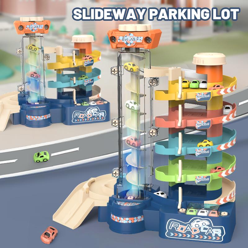 Toy Vehicle Adorable Resistant To Falling Plastic Slide Parking Car Toy for Boy Toy