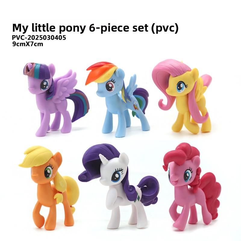 Latest My Small Pony Plush Playthings Twilight Sparkle Pinkie Pie Rarity Fluttershy Applejack Rainbow Dash Stuffed Doll Kid Xmas Present