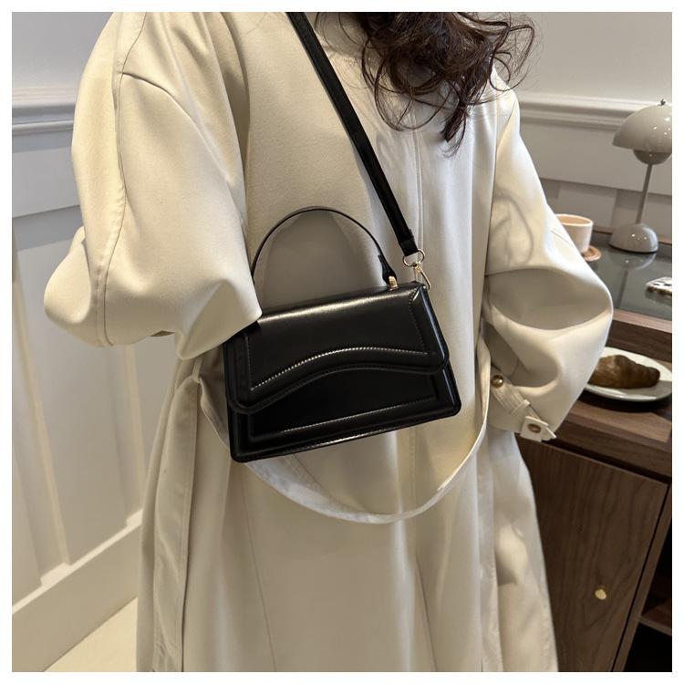 PU Leather Handbag Purse Women's Bag Solid Color Shoulder Crossbody Bags Lady Messenger Small Tote for Women Girls