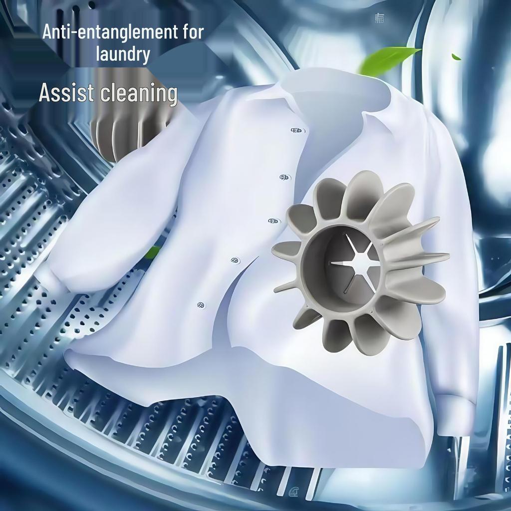 Tangle-Free Laundry Cleaning Ball - Stain Removal & Fabric Care for Washing Machines