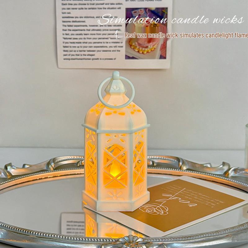 Retro LED Candle Light: Creative Luminous Night Light for Festive Parties and Decor.