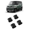 Mitsubishi Delica Mini Door Bowl Cover: Electroplated Decorative Frame for 25-26 Models