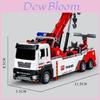 Childrens Engineering Vehicle Toy With Dual Hook Road Rescue Truck With Lighting And Sound Effects