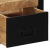 Szafka Nocna 40X35X25 Cm Lite Drewno Surowe Mango