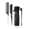 27Pcs Professional Hair Brush Set, Hair Styling Comb Kit with Continuous Spray Bottle, Scalp Massage Shampoo Brush for Salon