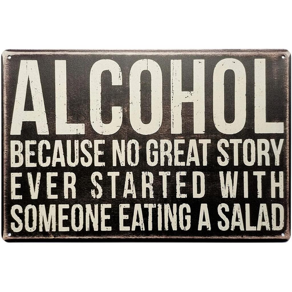 Quotes Plaque Metal Tin Signs Positive Wall Decoration Vintage Art Posters Iron Painting for Man Cave Home Cafe Garden Club B