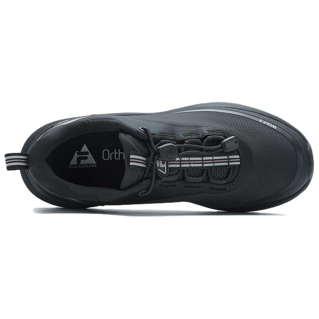 Fila Wolf 2+ Snow Wolf Comfortable Fabric Low-Top Trail Running Shoes Women Sneaker Gray A12W511225FAP