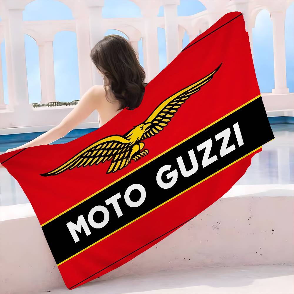 M-Moto G-Guzzi Microfiber Blanket Quick Drying Beach Towels Oversized Printing Super Absorbent Pool Towel Blanket