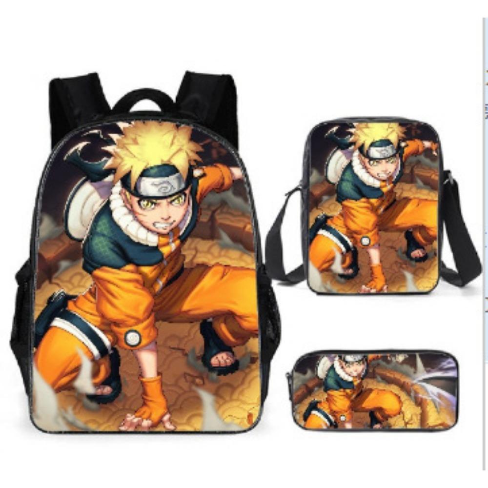 Naruto Schoolbag European and American Animation Backpack