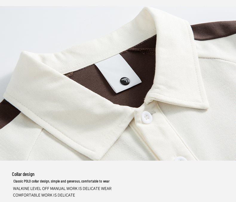 2026 Trendy Men's Japanese Style Color Block Polo T-Shirt
