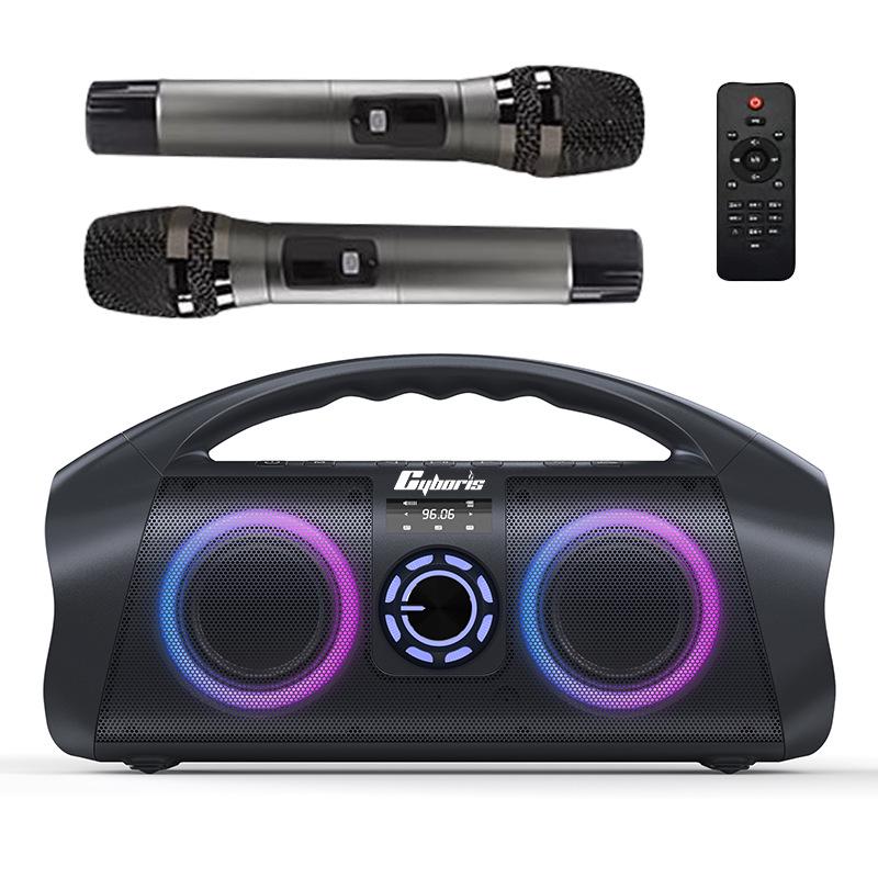 Saibaris 120W Colorful Outdoor Waterproof Bluetooth Speaker with Subwoofer.