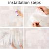 45x70cm Kitchen Oil Proof Wall Sticker Heat-resistant Wallpaper Clear Self Adhesive Film Waterproof Paper Tile Wall Decals