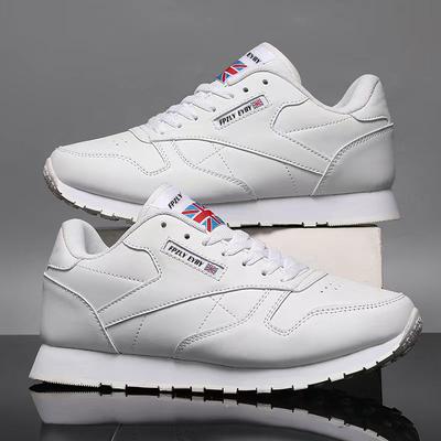 Men's Shoes Spring Autumn Waterproof Walking Shoes Non-Slip Cushioning Men's Casual Leather Sports Shoes Men's Tennis Shoes
