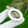Sterling Silver Natural Septerian Bezel Anniversary Art Deco New Pendant Jewelry