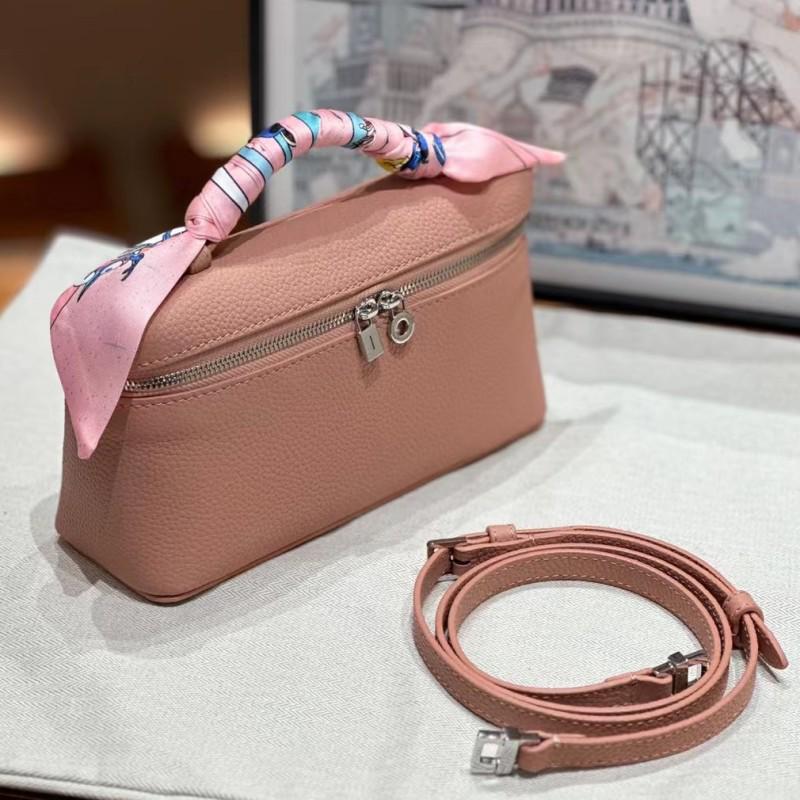 LP19 Äkta Läder Matlåda Handväska - Kohud Clutch & Axelväska