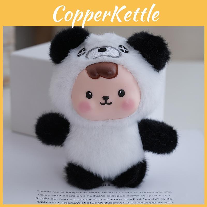 Adorable Resin Plush Animal Keychain Plush Material For Bag Charm Accessories