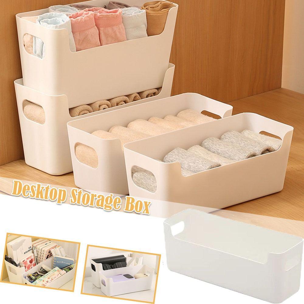 Large Capacity Desktop Storage Box Stackable Sundries Storage Boxes Storage Drawer  Fruit Cosmetic