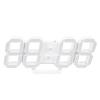 Colorful LED Wall Clock 3D Number Quiet 5 Brightness Time Date Temperature Display Number Clock for Kitchen Bedroom