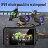 Waterproof Dual-Recording 720P HD Motorcycle Dash Cam with Front & Rear Cameras