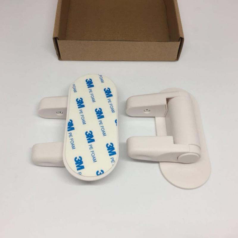 Universal Door Lever Lock Child Baby Safety Lock Rotation Proof Professional Door Adhesive Security Latch Multi-functional.