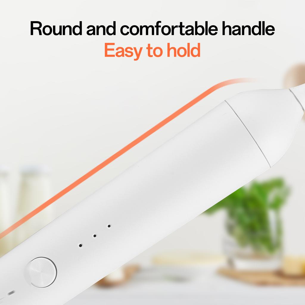 Electric Milk Frother Rechargeable Handheld Foam Maker 3 Levels Speed Adjustable Standable Whisk for Coffee Cream Egg