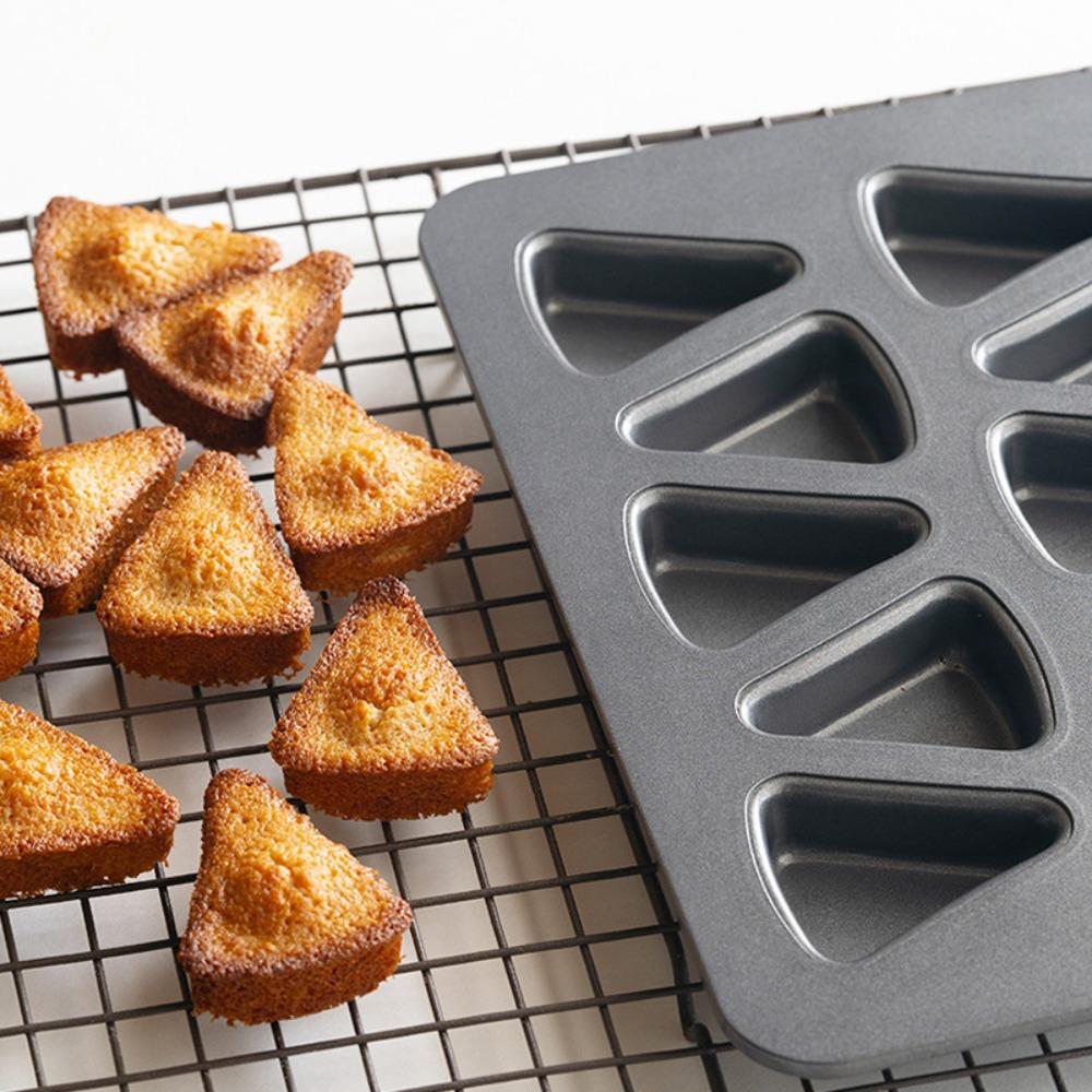 Carbon Steel Madeleine Cake Baking Pan 6/8 Cavity Dessert Baking Tray Bread Baking Mold  Pastry