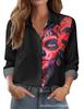 Women's Shirt Printed Floral Loose Shirt Women's Top