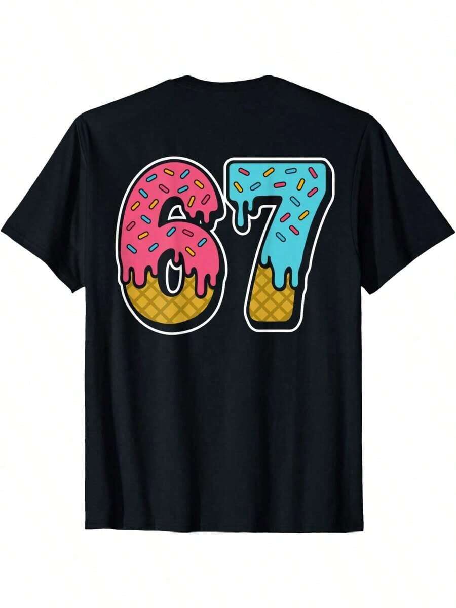 

Funny 67 Six Seven Gen-Shirt Unisex – Fashionable Novelty Graphic Printed S