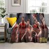 Cartoon Basketball Anime Soft Warm Throw Blanket for Picnic Bed Sofa Home Bedroom Comfort