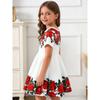 Blumenkleid, Lässiger Stil, Geeignet für Frühling/Sommer, Geeignet für das tägliche Reisen von Mädchen