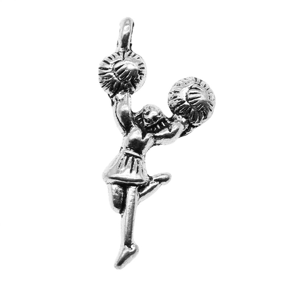 Dancing Boys Charms Girls Pendants For Dance Themed Jewelry Accessories Alloy
