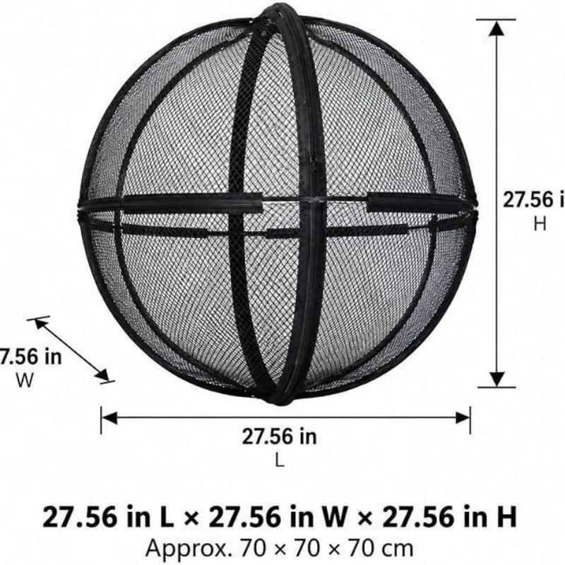 360° Panoramic -Up Rolling Cat Playpen Ball,Rolling Outdoor Cat Ball Enclosure,Foldable Mesh Cat Playpen For Pet
