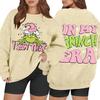 Women's Casual Fashion Long Sleeve Christmas Printed Round Neck Sweatshirt Top