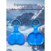 Durable Apple-Shaped Ski Sled for Kids: Outdoor Grass and Sand Sliding Pad