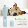 Pet Nail Grinder Electric Dog Nail File 3 Speeds Trimmer Rechargeable Battery Low Noise Emery Bit Grooming Tool for