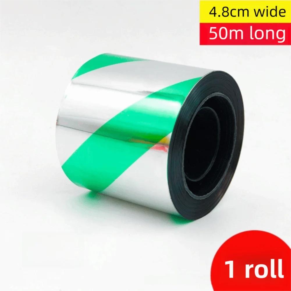 Durable 50M/100M/300M Double-sided Reflective Bird Repellent Ribbon Multipurpose Adhesive-free Anti Bird Tape Flashing Hanging