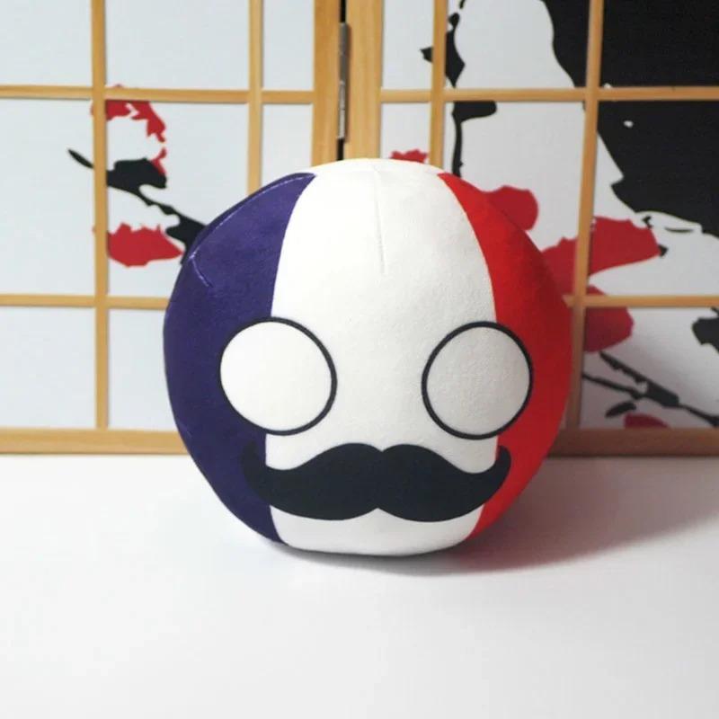 10cm Peluche Carino Countryball Polandball Bambole Ripiene Giocattoli Corti Anime Borsa Cuscino Mini Portachiavi Ciondolo Regali Cosplay