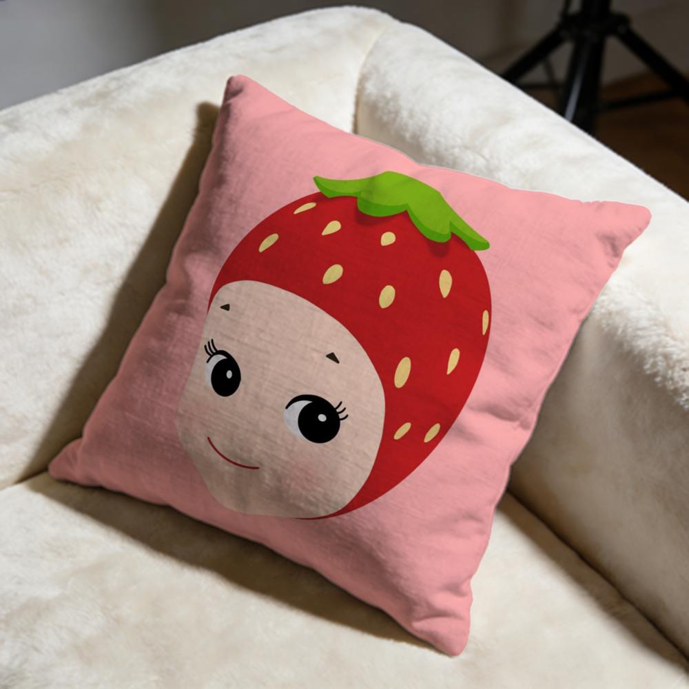 Hot SSonny Angeliou Cushion Cover Soft Decorative Pillow Case Suitable for Bedroom Sofa Car Travel Use