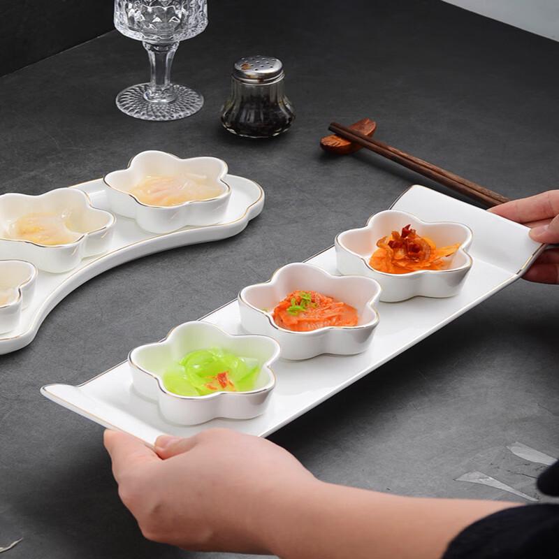 Chinese Ceramic Appetizer & Sauce Dish