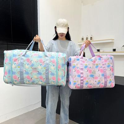 Fitness Yoga Storage Shoulder Bag Expandable Folding Large Capacity Dry and Wet Separation Travel Multi-function