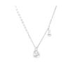 Korean-Style Sterling Silver Money Bag Necklace - Women's High-End, Versatile Clavicle Chain