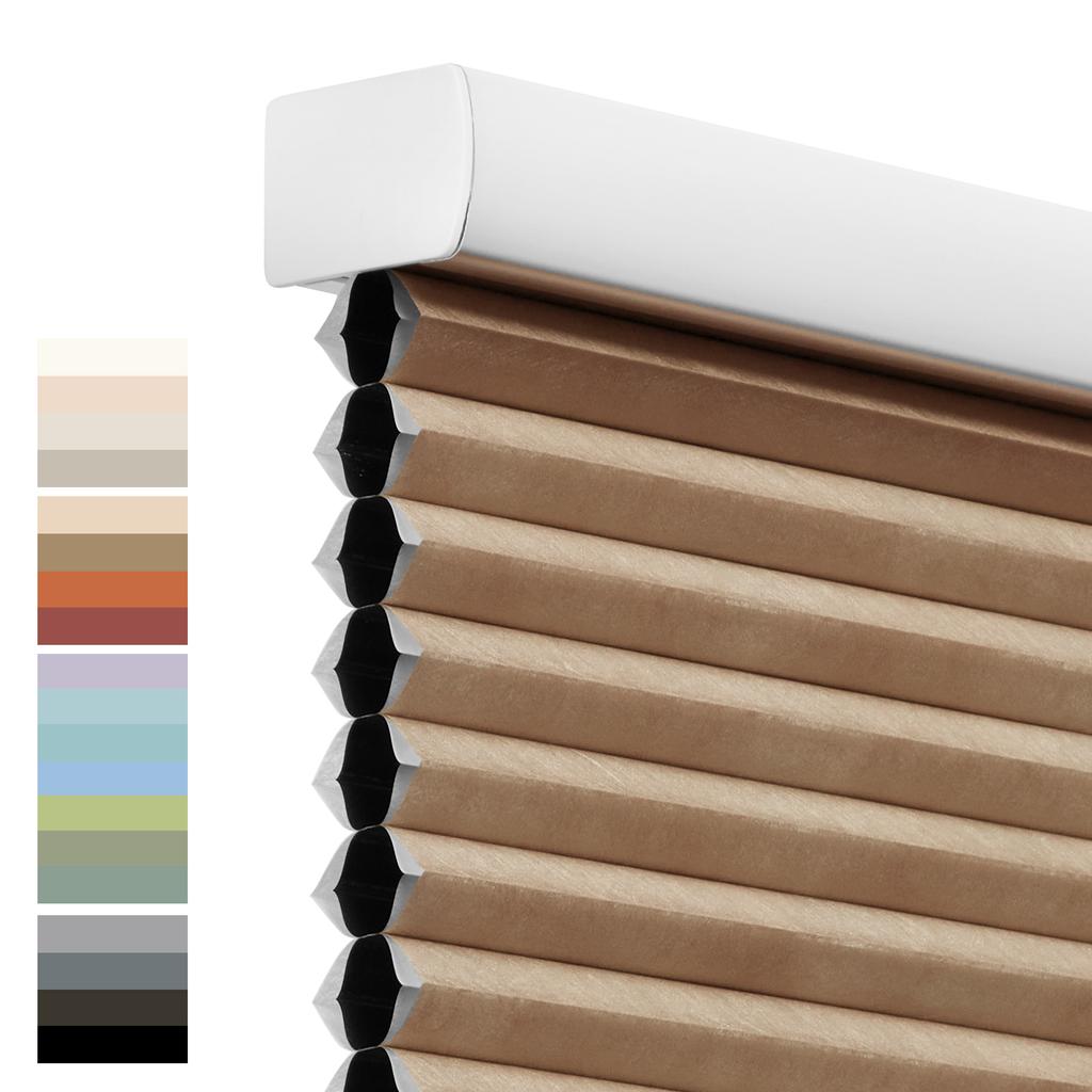 Persilux Blackout Cellular Blinds Honeycomb Shades Double Cells Cordless Windows Shades Saving Energy Thermal Insulation Custom
