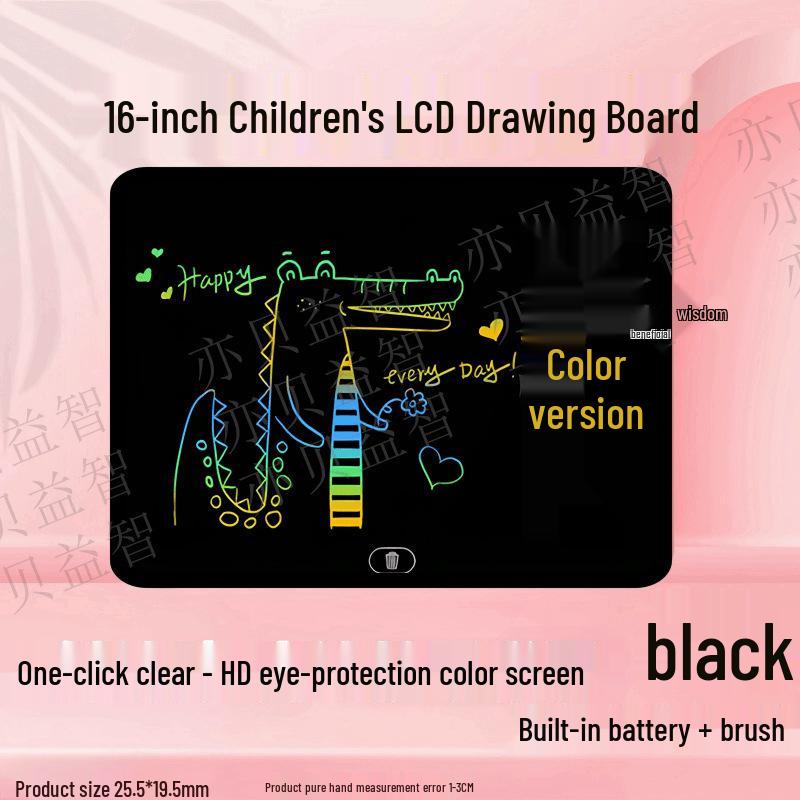 Kinder LCD Schreib- & Zeichentisch - Löschbare Kritzeltafel Schultafel Spielzeug