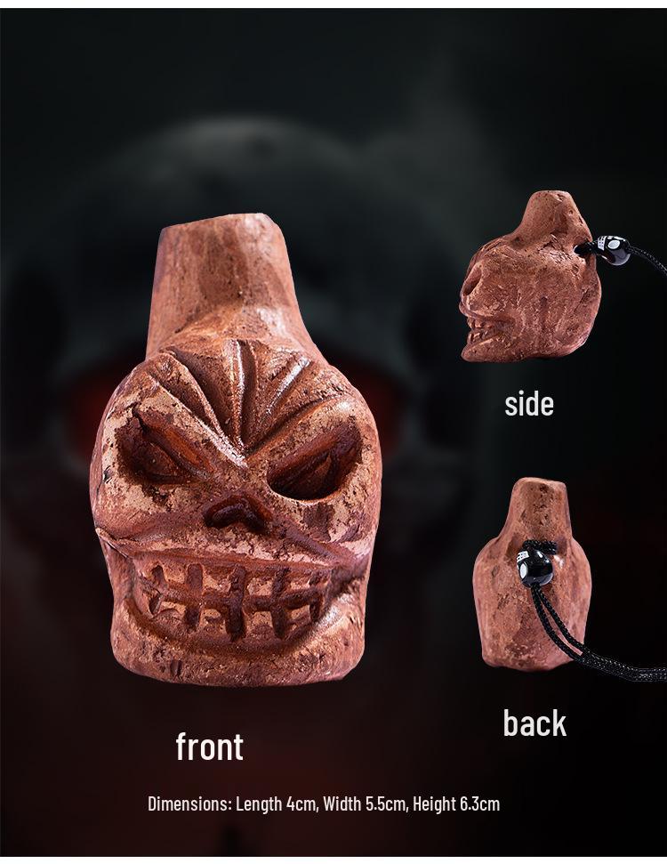 Aztec Death Whistle: Mini Ocarina for Pranks and Stress Relief
